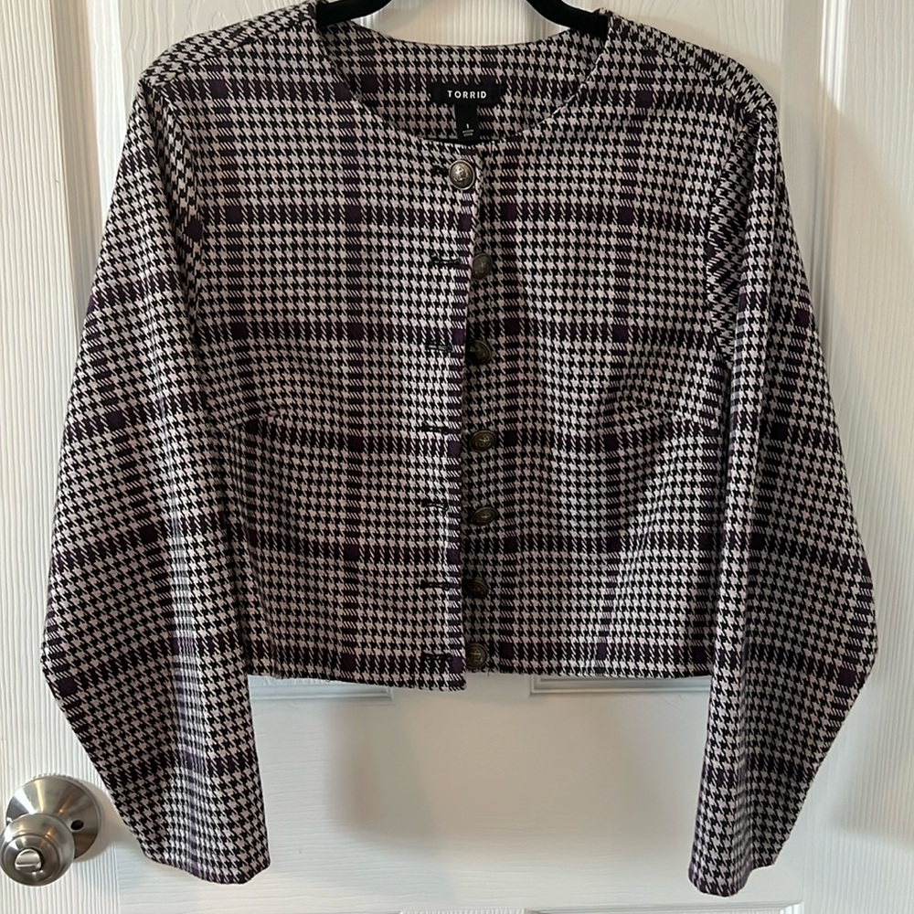 Crop blazer